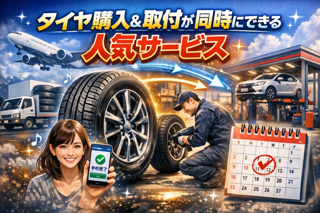 【2026年最新】タイヤ購入・取付サービスおすすめ5選|編集部イチ押しはTIREHOOD(タイヤフッド)