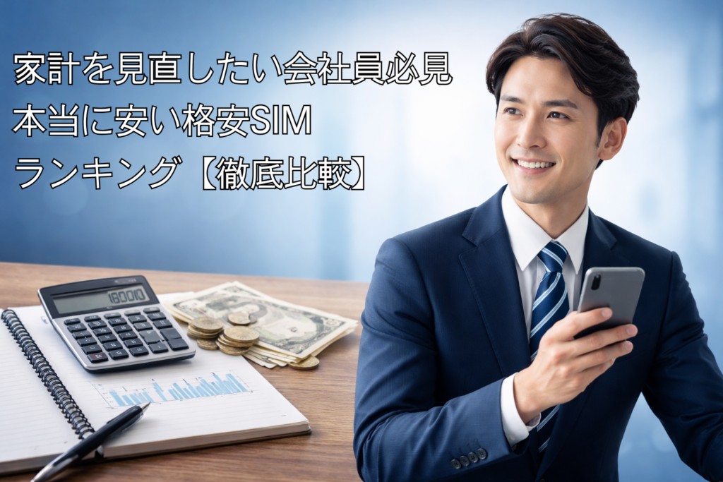 【2026年最新】格安SIMおすすめ5選|編集部イチ押しはLIBMO