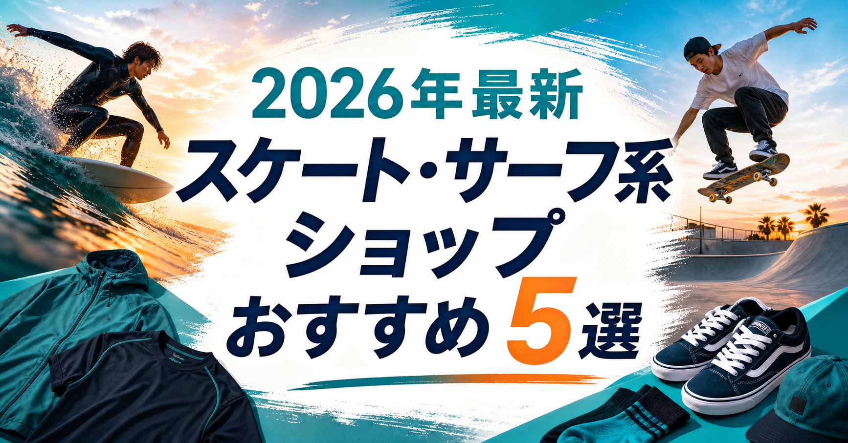 【2026年最新】スケート・サーフ系ショップおすすめ5選｜編集部イチ押しはムラサキスポーツ