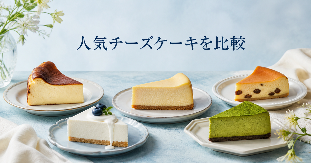 【2026年】お取り寄せチーズケーキおすすめ5選|LeTAOを中心に用途別比較
