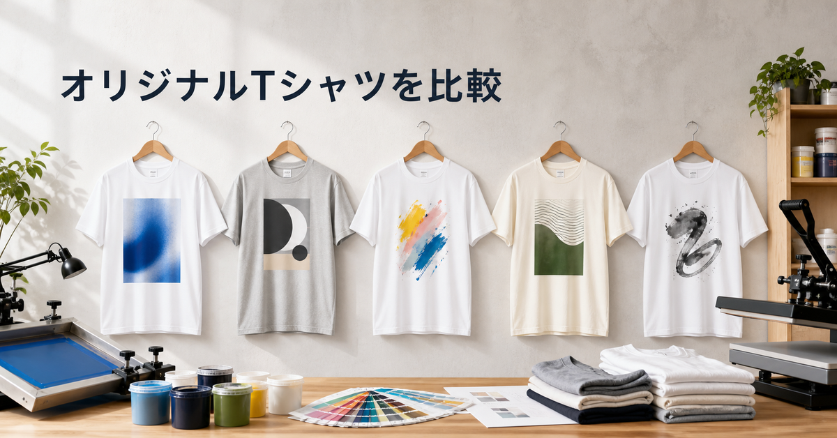 【2026年】オリジナルTシャツ作成サービスおすすめ5選｜Up-Tを中心に用途別比較