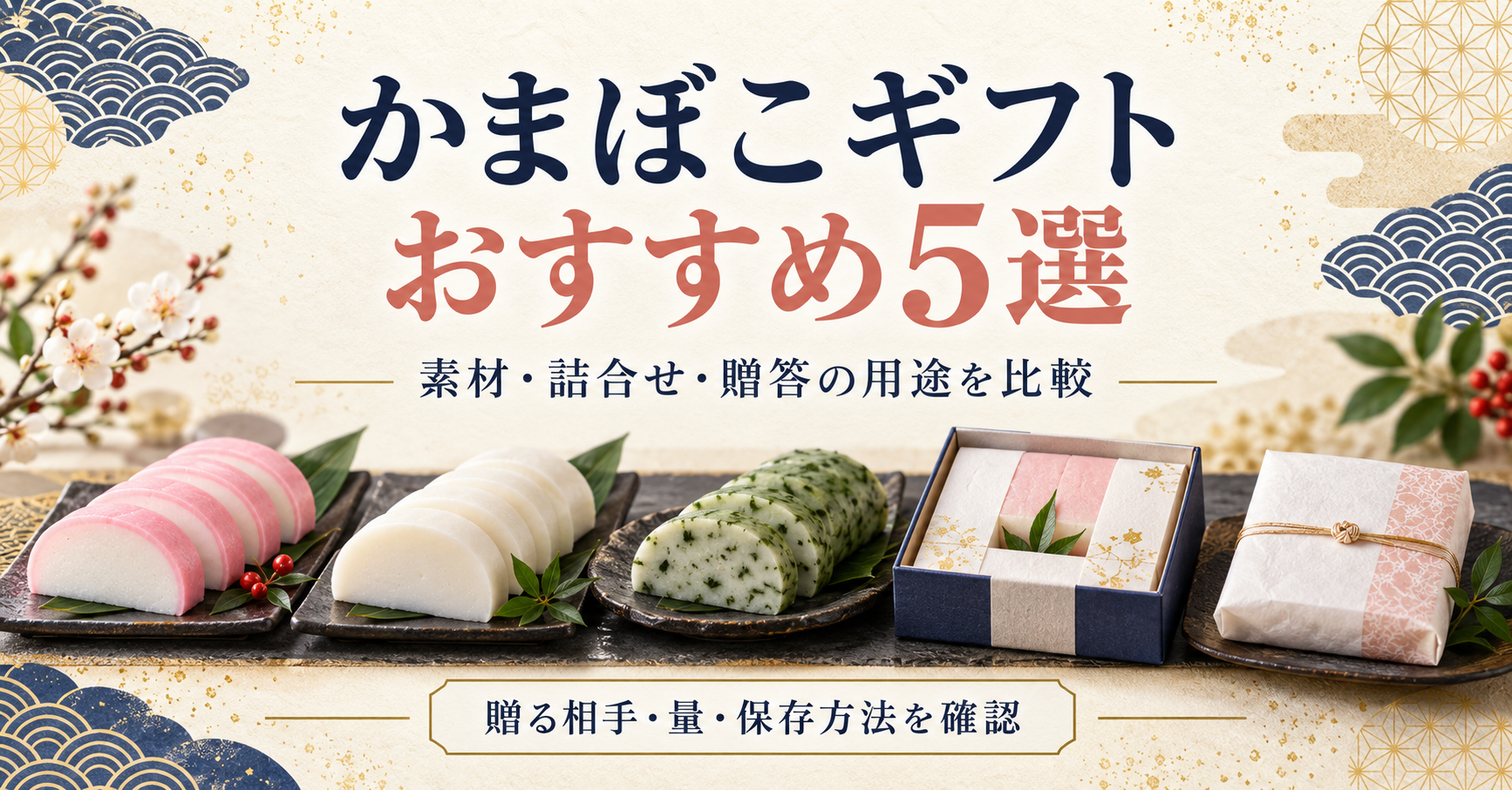 かまぼこギフト比較|編集部イチオシは鈴廣蒲鉾
